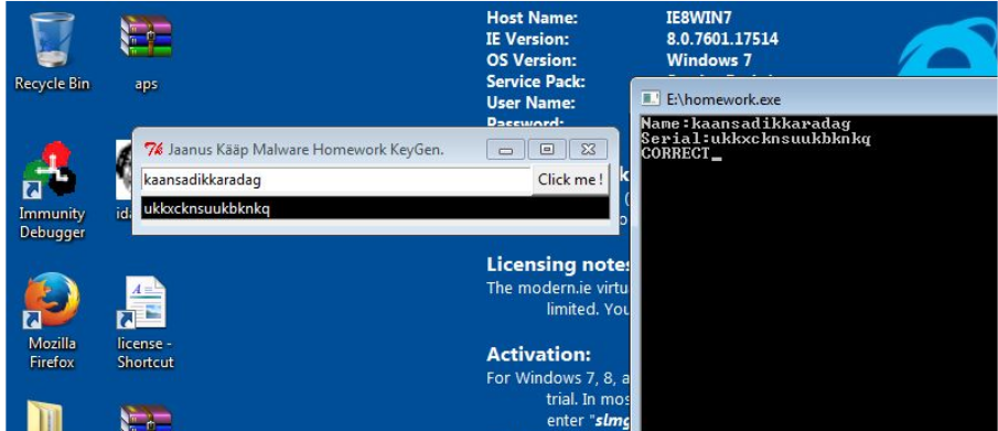 Successful verification